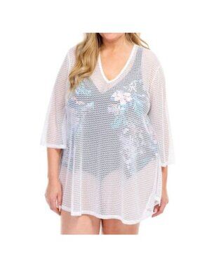 Jordan Taylor Mesh Tunic Swim Coverup 1X